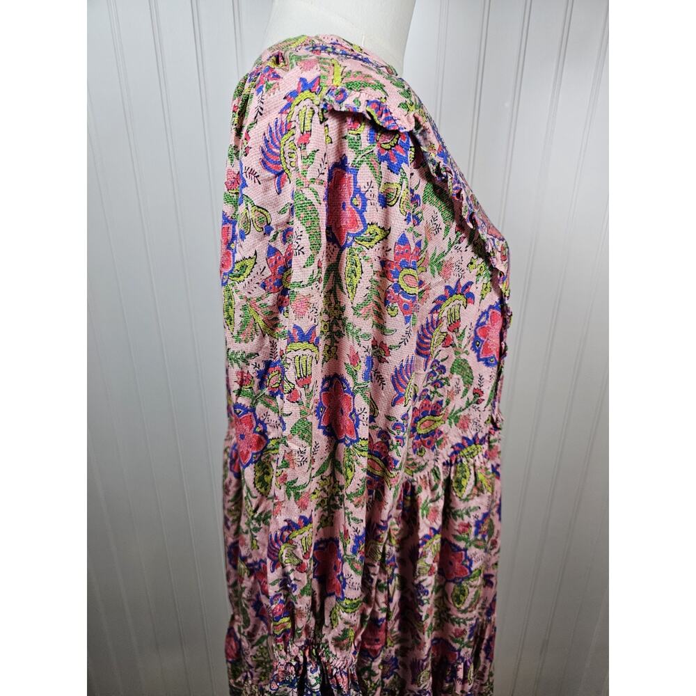 Farmer's Market Floral Bohemian Dress Women's Size Small New Cottagecore - Picture 4 of 9